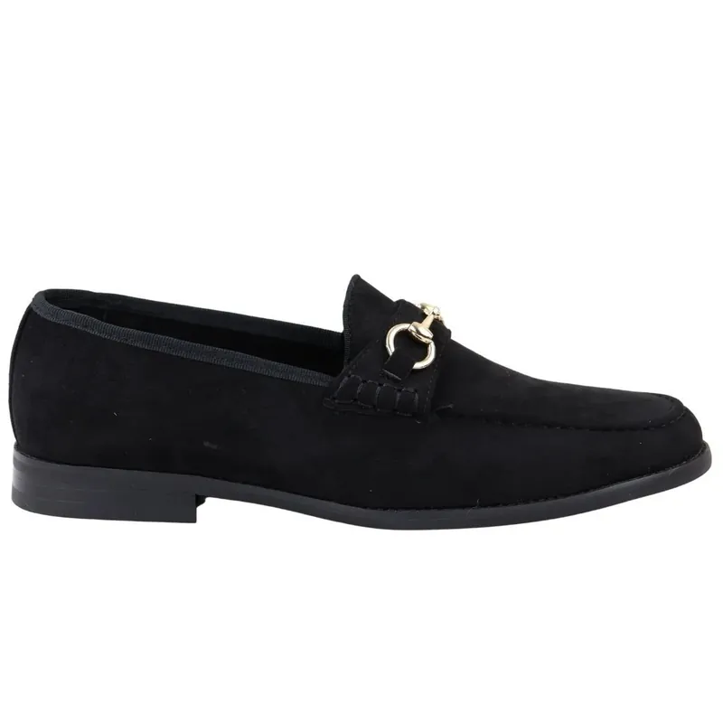 Leather Lined Slip On Suede Loafer Shoes - TruClothing