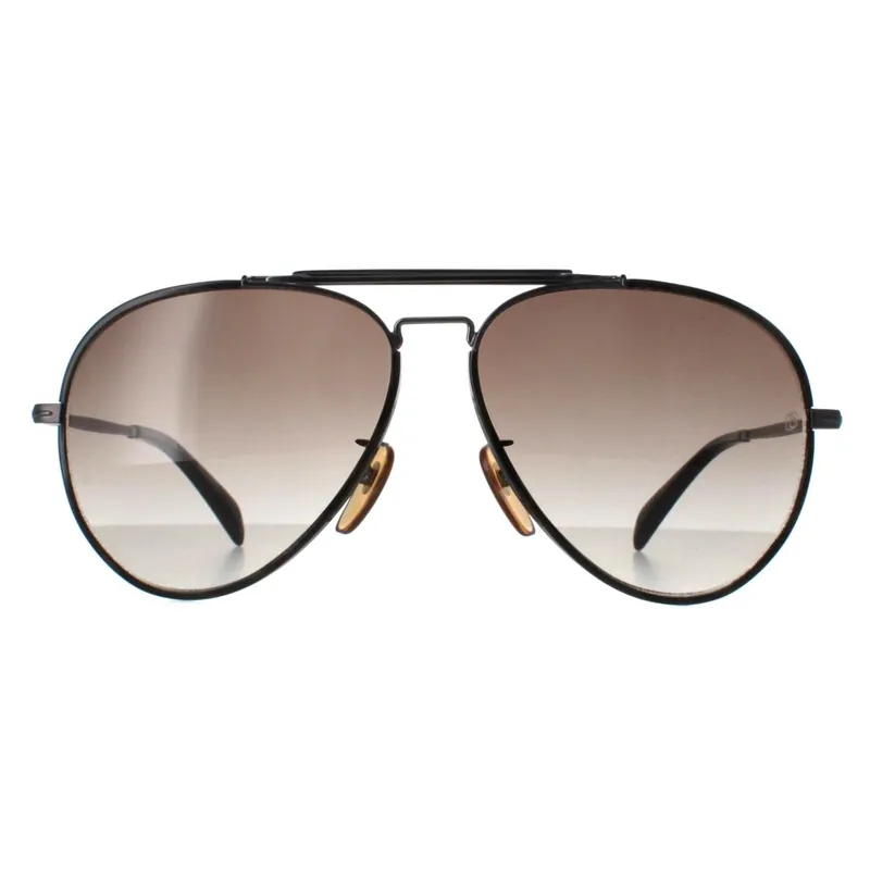 Aviator Dark Ruthenium Brown Gradient DB7003/S - David Beckham