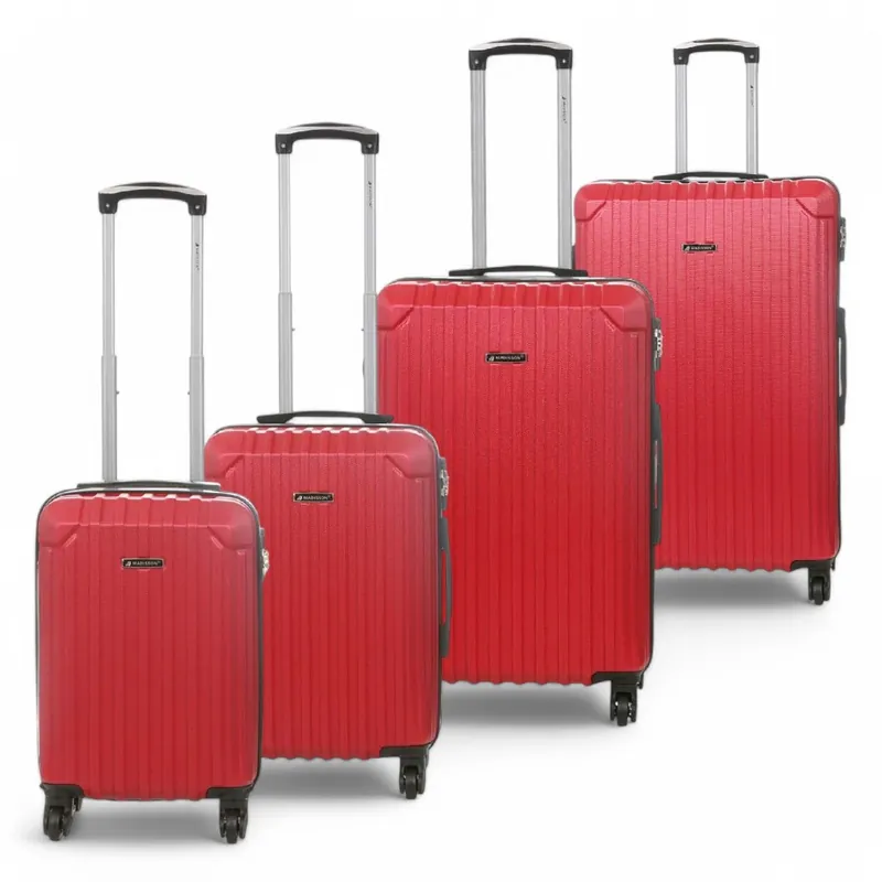 Hard Shell ABS 8 Wheels Luggage Travel Cabin Suitcase Set - Infinity Leather