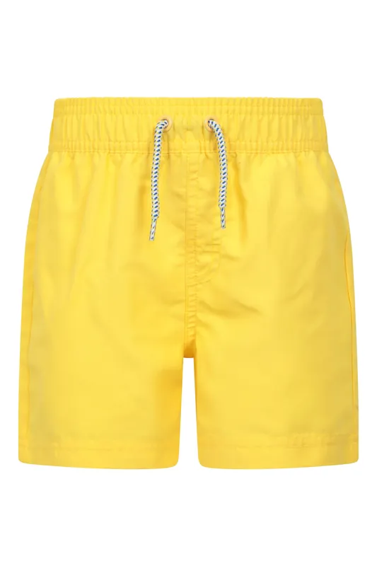 Aruba' Lightweight Elastic Waist Adjustable Drawcord Swim Shorts - Mountain Warehouse