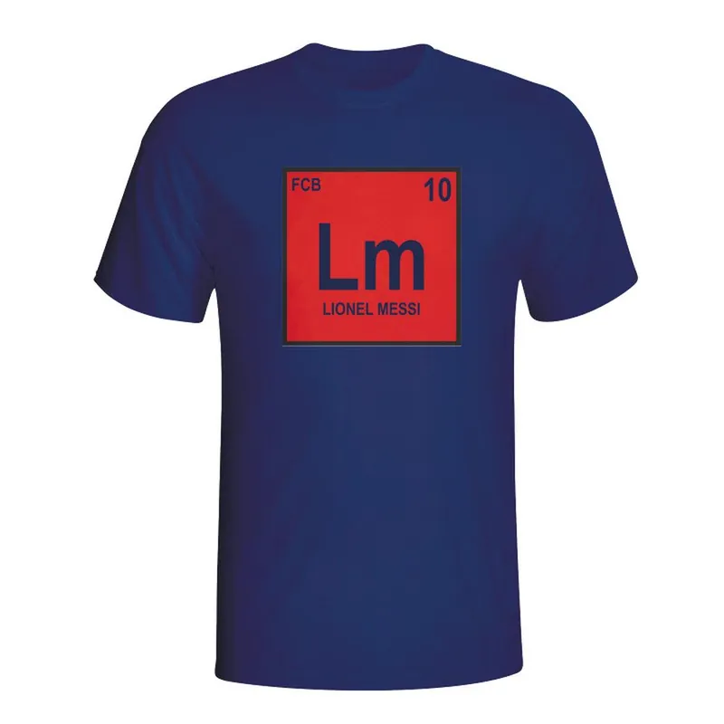 Mens Lionel Messi Periodic Table T-Shirt