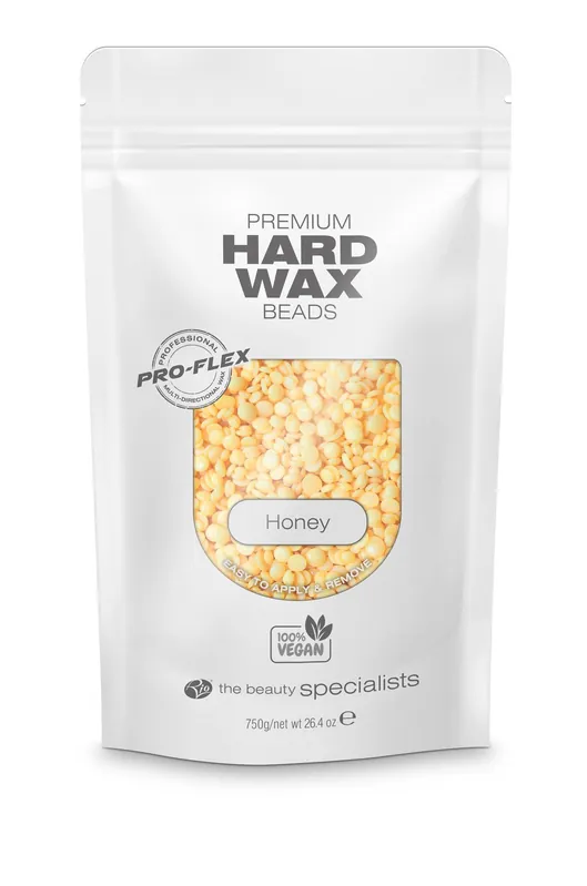 Premium Hard Wax Hair Removal Beads - 100% Vegan - Honey