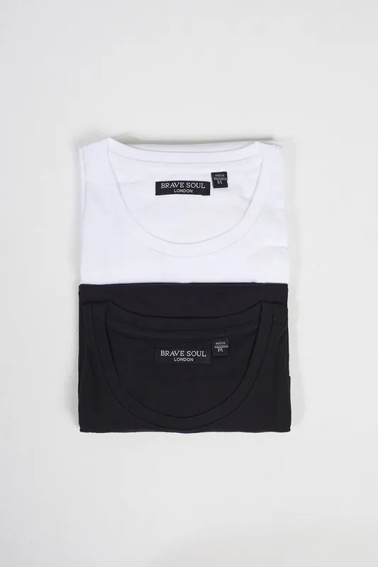 2 Pack Crew Neck T-Shirts
