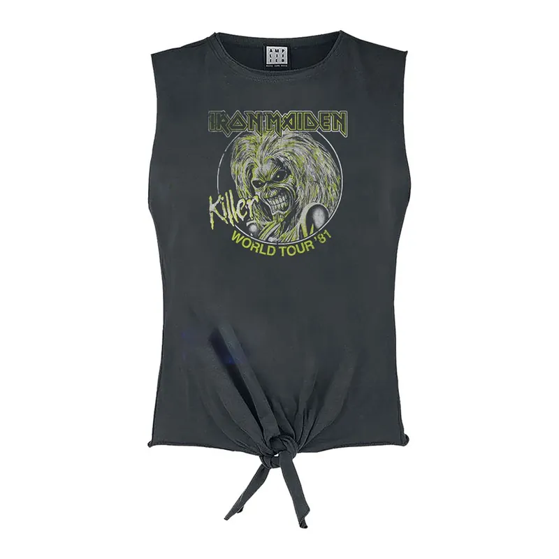 Killer World Tour ´81 Iron Maiden Crop Top - Amplified