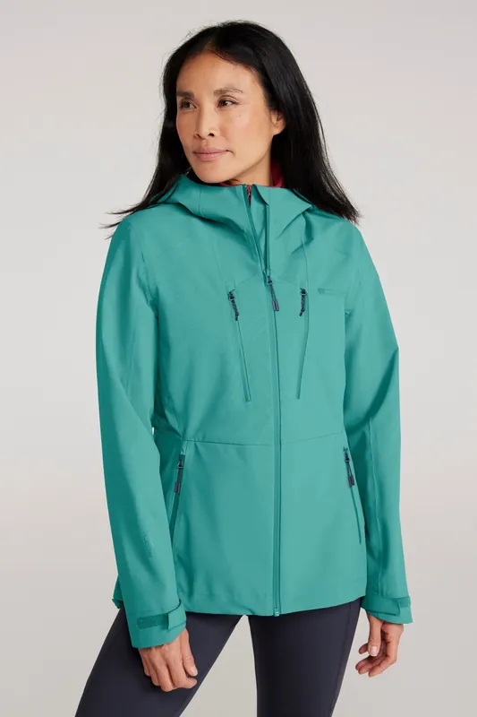 ’Rainstorm’ Lightweight Breathable Comfy 2.5 Layer Waterproof Jacket - Mountain Warehouse