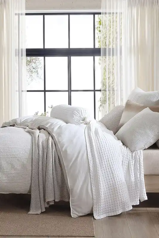 'Dkny Pure Ribbed Jersey' Duvet Cover Set