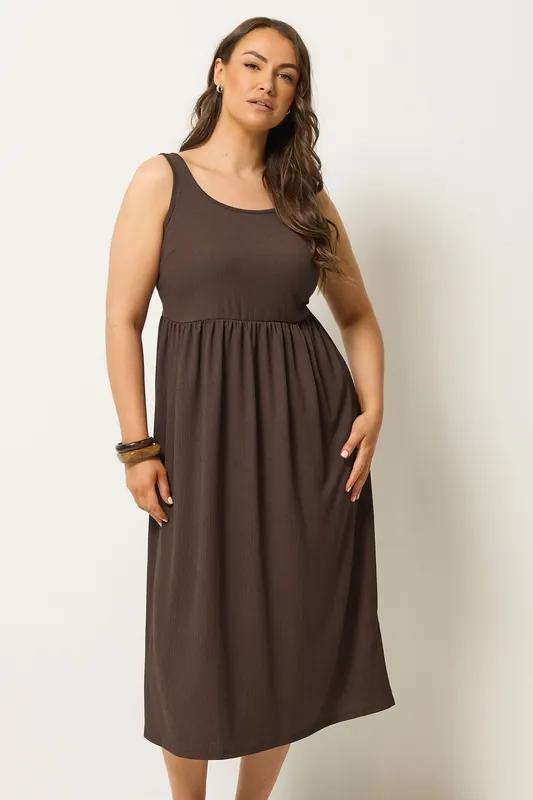 Crinkle Midi Dress - Yours