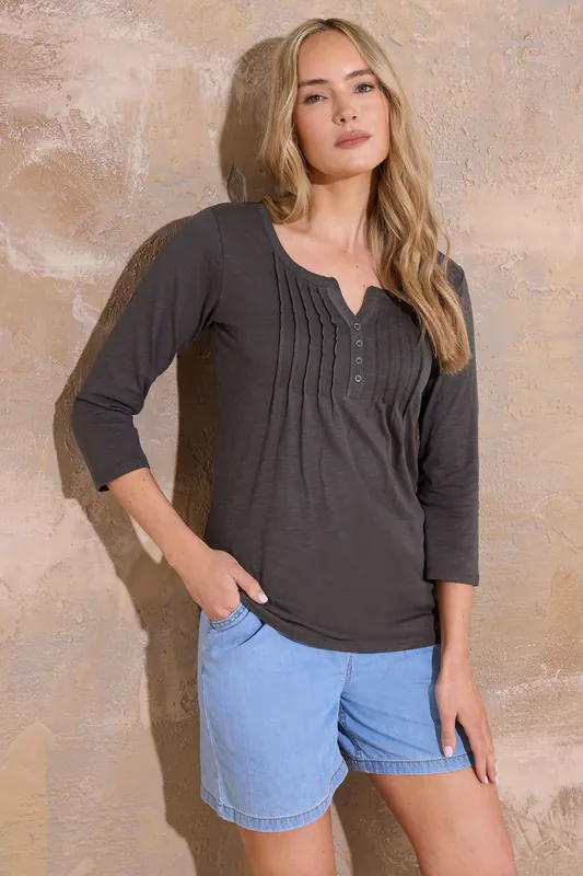 Tall Henley Top - Long Tall Sally
