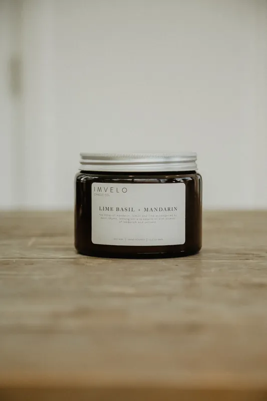 3 Wick Candle - Lime Basil + Mandarin
