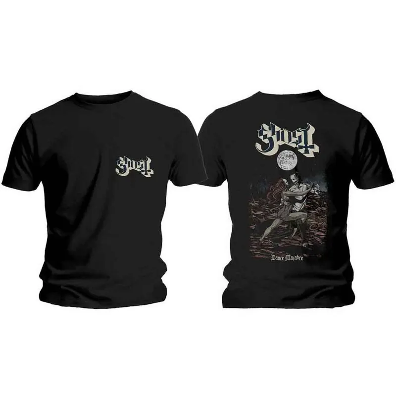 Dance Macabre Backprint T Shirt - Ghost