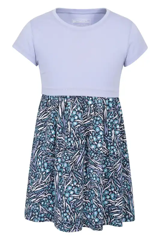 Petal' Lightweight Soft Cotton Comfortable Short Sleeve Dress - Mountain Warehouse