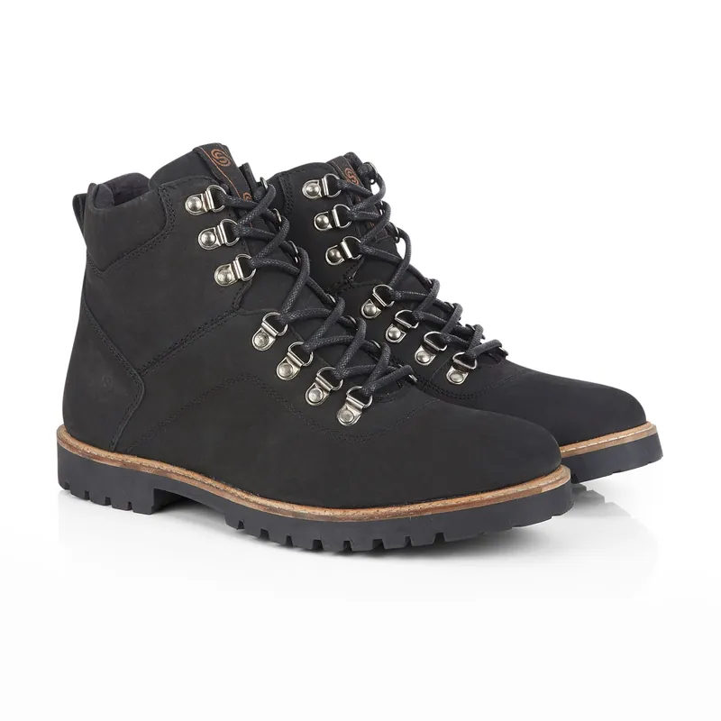 Oslo Premium Leather Mens Lace Up Boots - Silver Street London