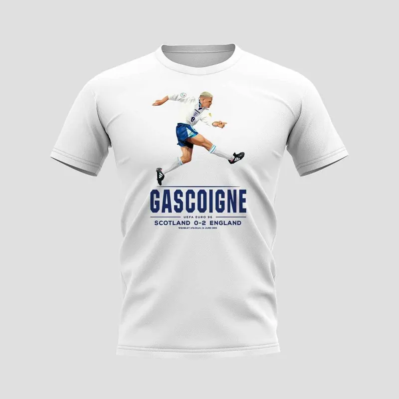 Mens Paul Gascoigne Player T-Shirt