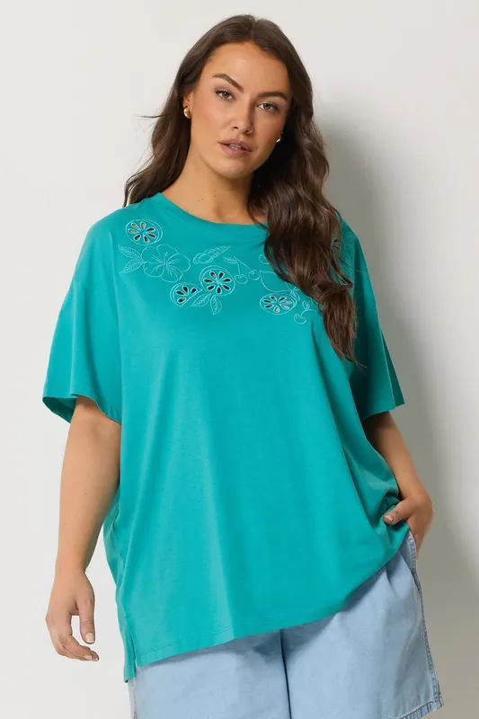 Embroidered Fruit T-Shirt