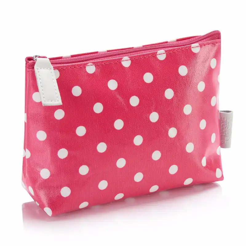 Red Polka Dot Makeup Bag - Victoria Green