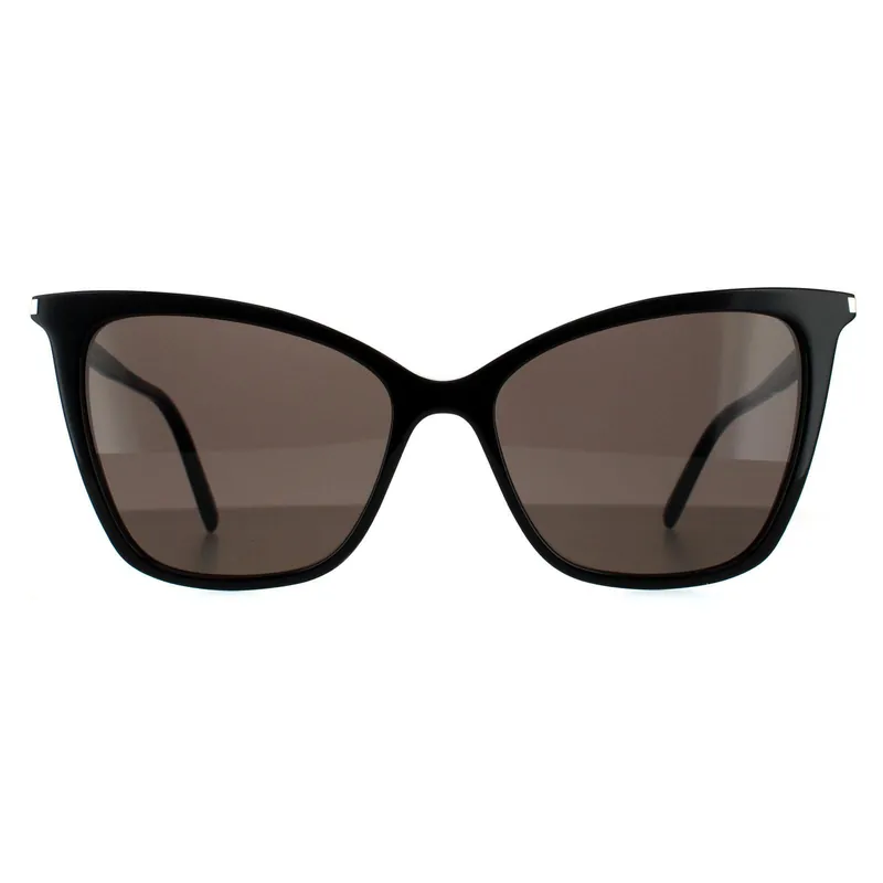 Cat Eye Black Grey Sunglasses - Saint Laurent