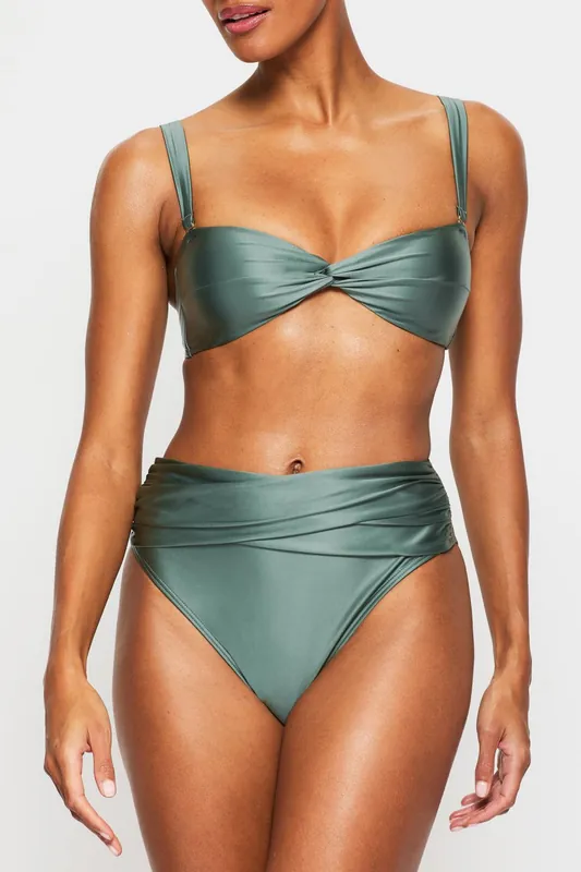 Knickerbox Swim Collections Twist Front Bikini Top