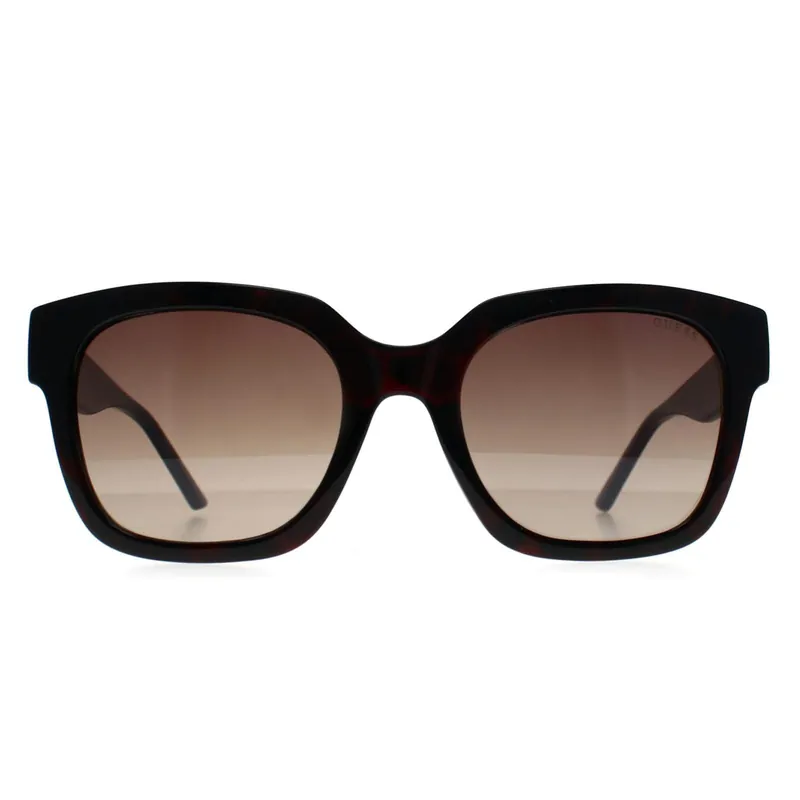 Square Dark Havana Brown Gradient GF6128 - Guess