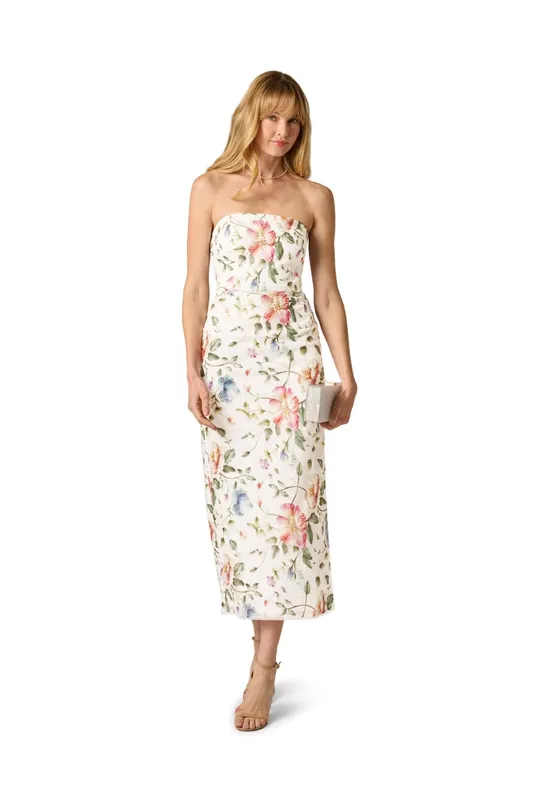 Strapless Ankle Dress - Adrianna Papell