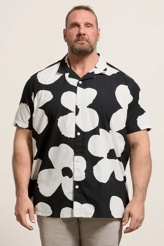 Flower Poplin Shirt - BadRhino