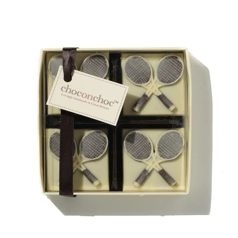 Chocolate Tennis Rackets - CHOC ON CHOC