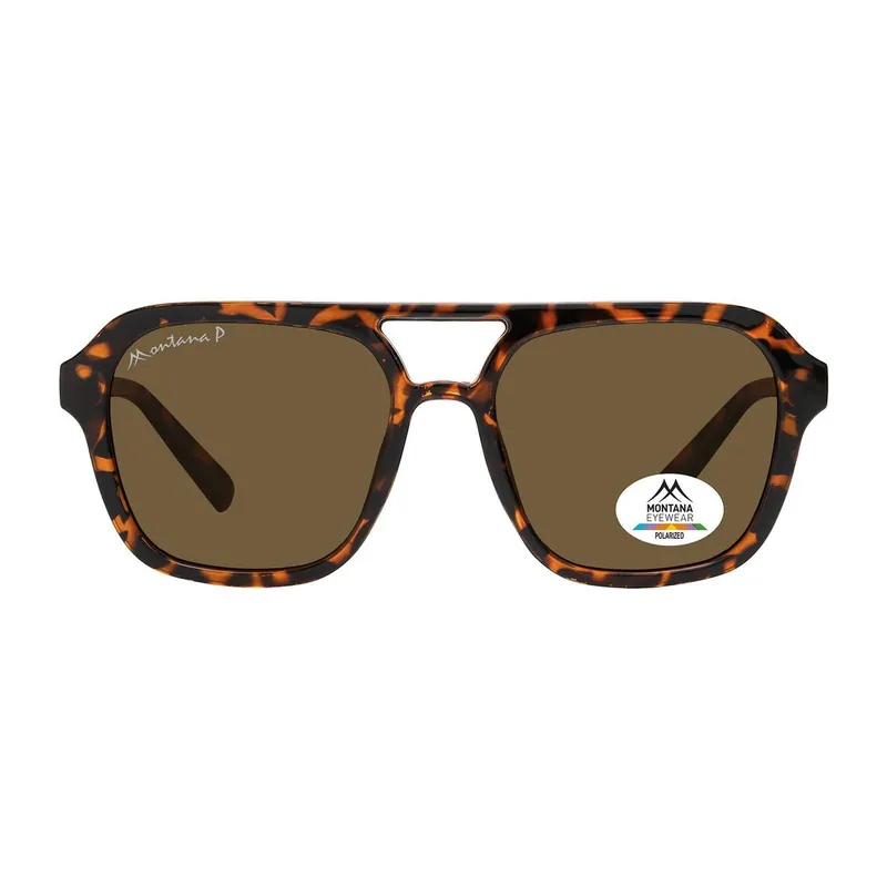 Aviator Tortoise Brown Polarized MP174 - montana