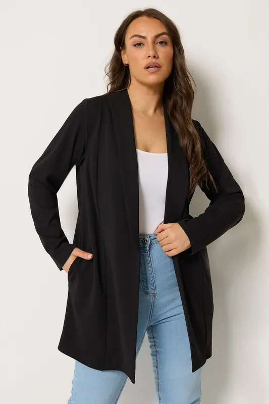 Shawl Collar Scuba Blazer - Yours