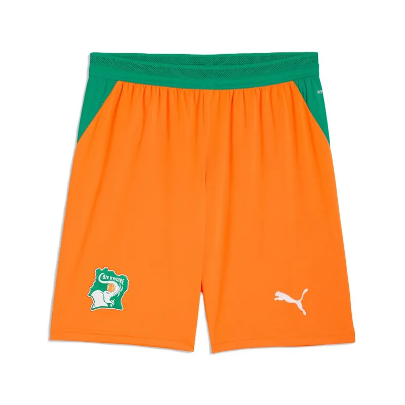 Mens 2026 2027 Home Shorts Orange - Ivory Coast