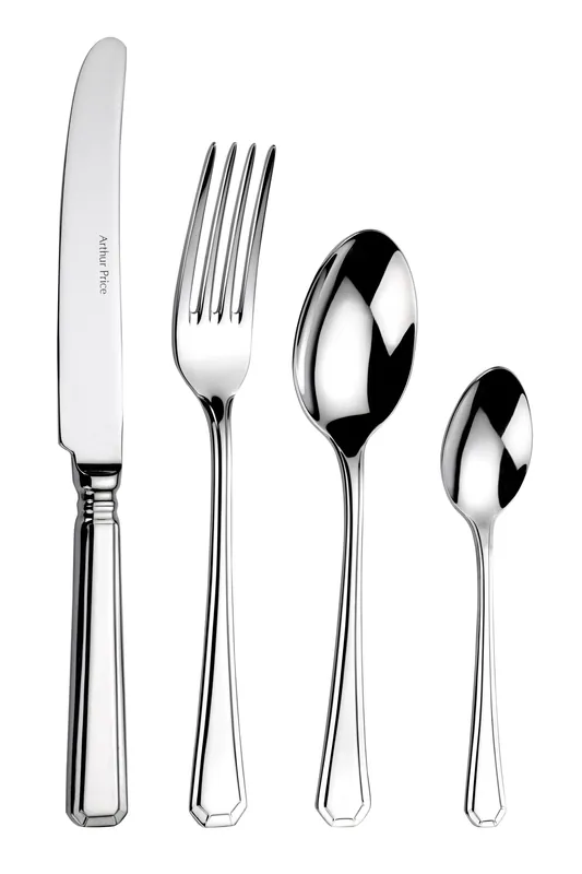'Grecian' Stainless Steel 24 Piece 6 Person Boxed Cutlery Set - Arthur Price