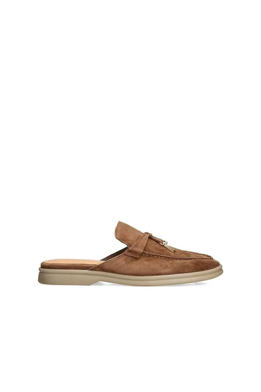 Patrizia Brown Suede' Suede Sandals - STEVE MADDEN