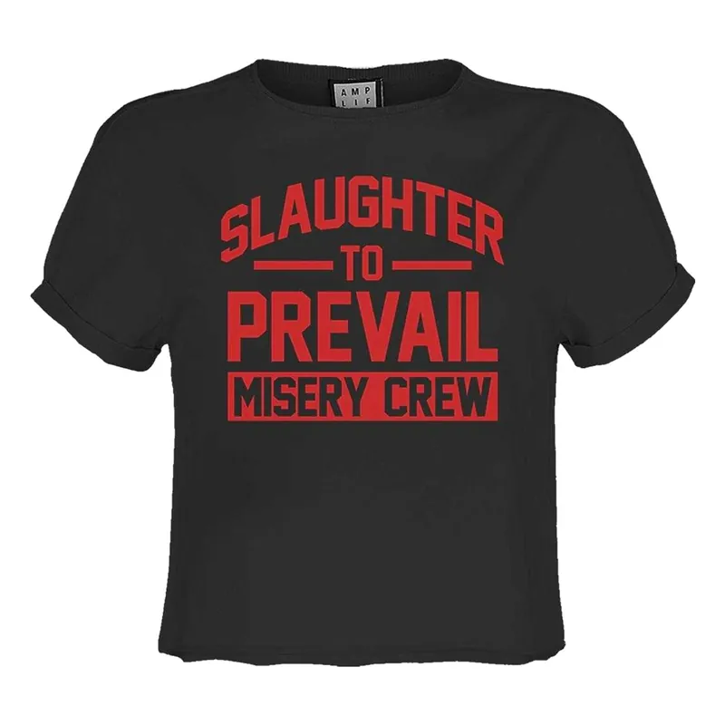 Misery Crew Slaughter To Prevail Crop Top - Amplified