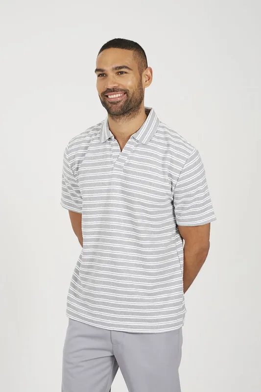 Trophy Neck Polo Shirt - Brave Soul