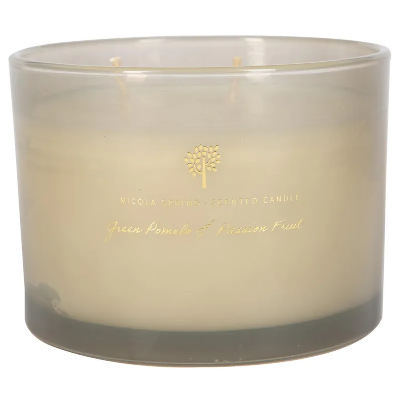 350g Pomelo & Passion Fruit Soy Wax Candle - Double Wick Fruity Jar