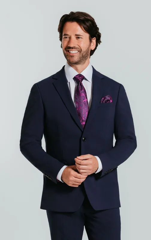 Blue Slim Fit 2 Piece Suit - Dobell