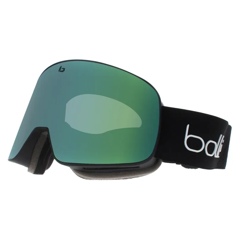 Nevada BG096009 Matte Black Corp Phantom Green Emerald Photochromic Ski Goggles - Bolle