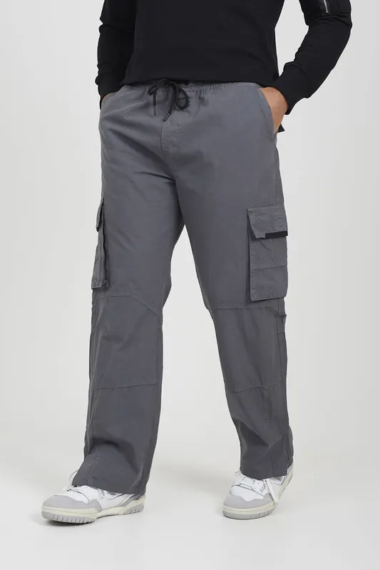 Wide Leg Ripstop Cargo Trousers - Brave Soul