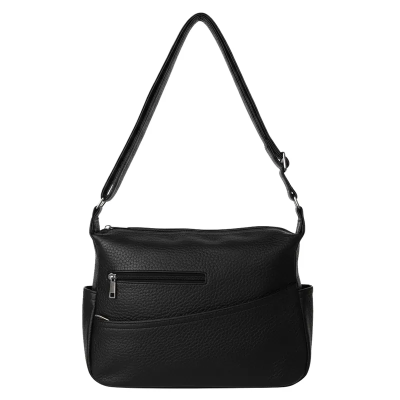 Multi Compartments Side Slip Pocket Crossbody Bag - Kitise