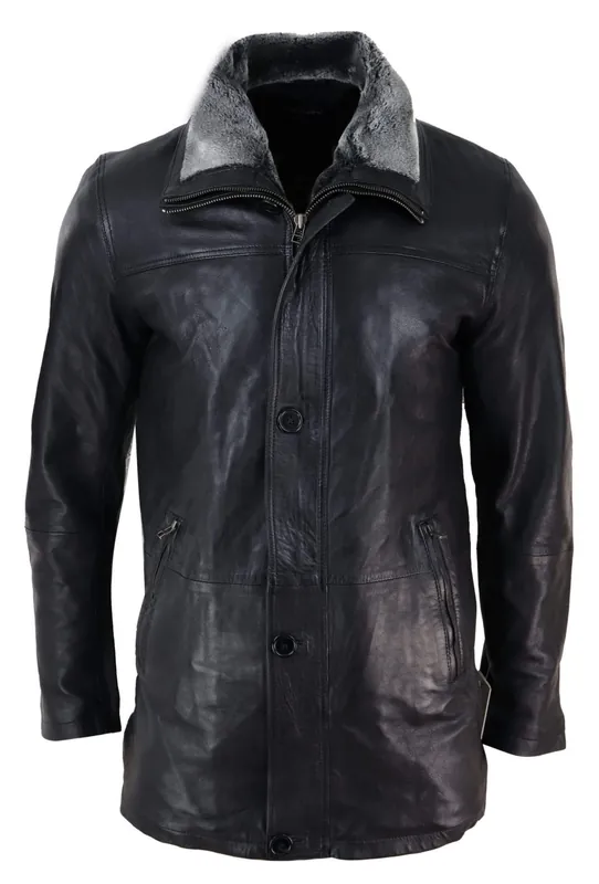 3/4 Long Safari Button Cover Coat - TruClothing