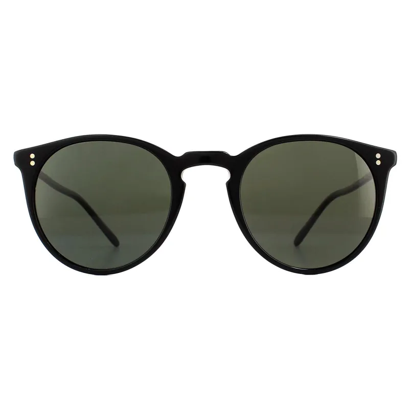 Round Black G-15 Polarized Sunglasses