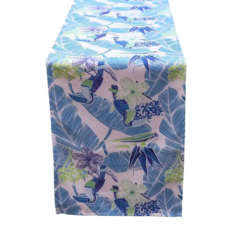 Toucan Water Repellant Table Runner - Luxury Living