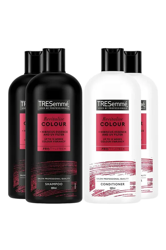 'Revitalise Colour 2x Shampoo & 2x Conditioner Bundle' 680ml Each - Tresemme