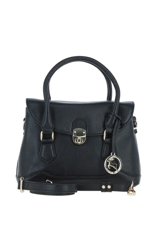 Elegant Leather Handbag With Detachable Crossbody Strap - Ashwood Leather