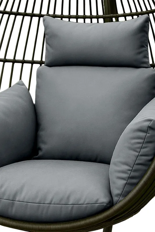Luxury Soft Waterproof Egg Chair Cushion Swing Chair Garden Seat - Homescapes