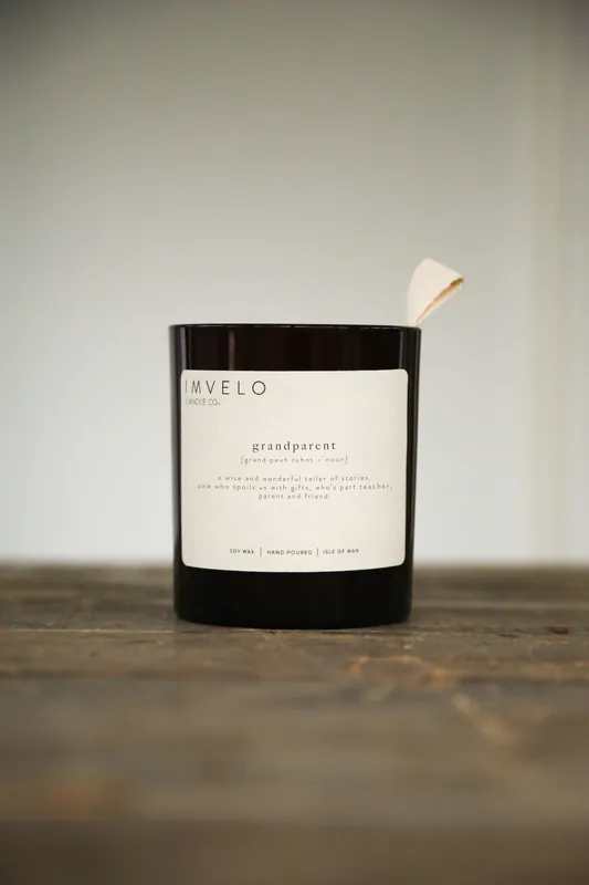 Definition Candle - Grandparent (Rose Geranium Essential Oil)