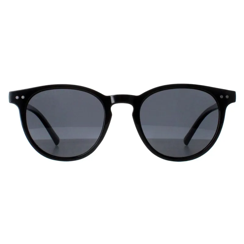 Round Shiny Black Smoke Polarized MP75 - montana