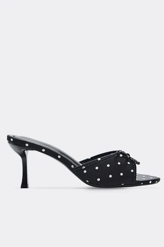 Satin Stiletto Mules - EGO