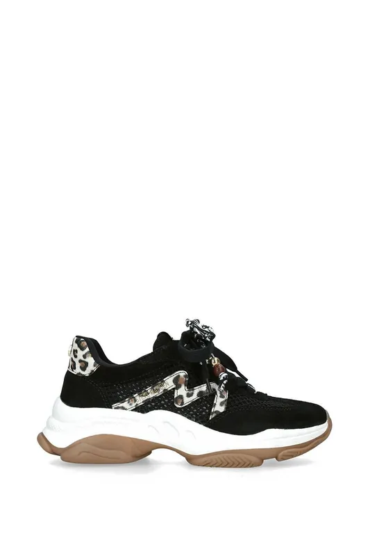 Maxfield Black' Suede Trainers - STEVE MADDEN