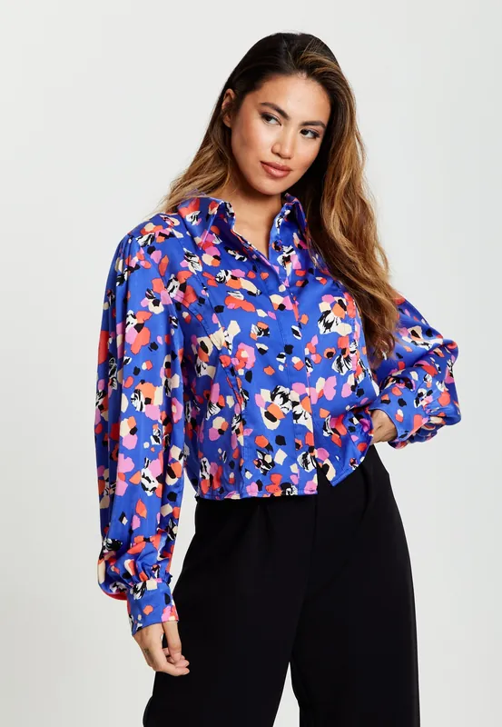 Multicolour Abstract Dot Print Shirt - Liquorish