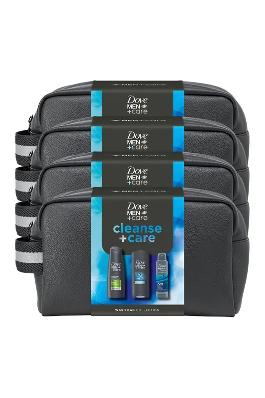 Men+Care 'Gift Set' Cleanse+Care Washbag, Bodywash,Deodorant & Shampoo - Dove