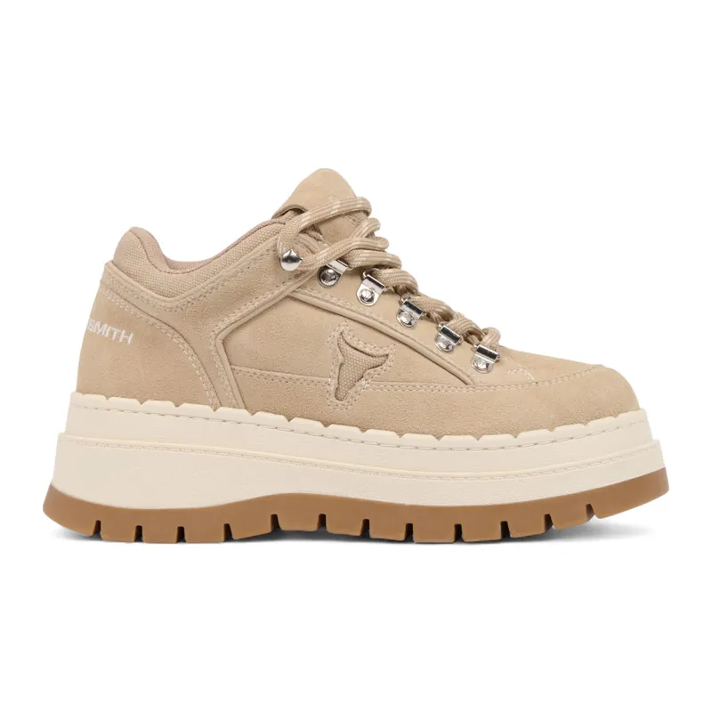 Suede Chunky Platform Sneakers - TruClothing